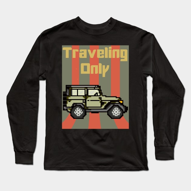 Traveling Car Only Long Sleeve T-Shirt by RiyanRizqi